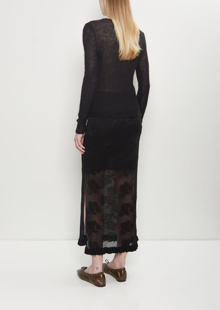 Mohair Ussi Pullover — Black