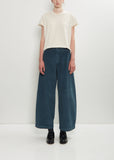 Bum Cotton Velvet Pant — Petrol