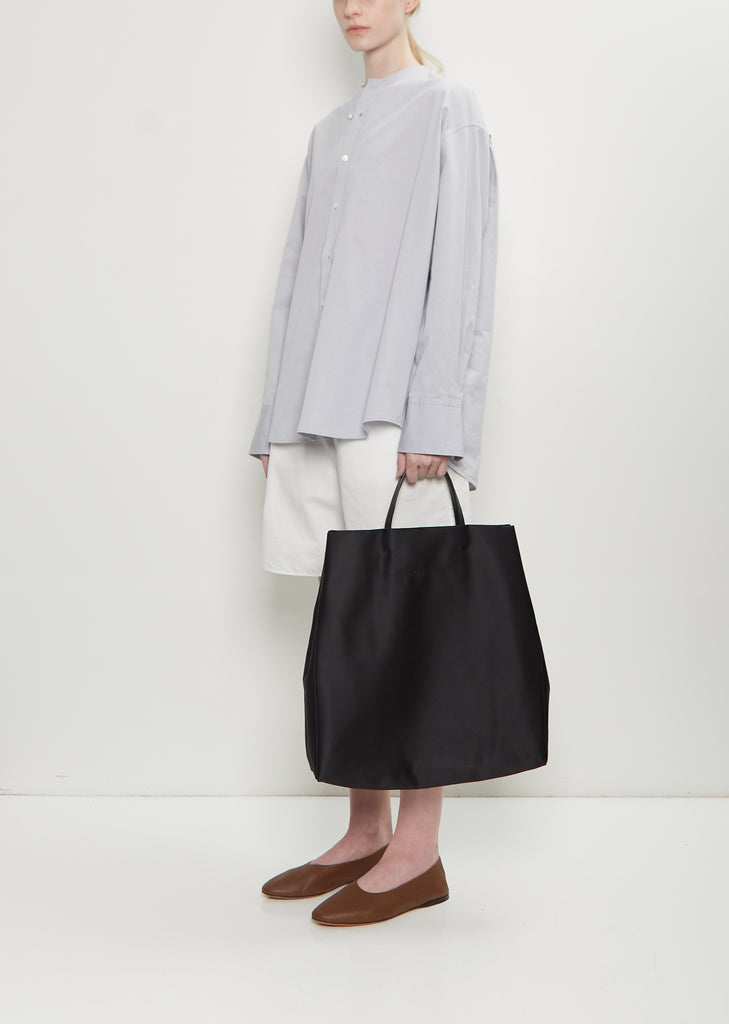 Jeanne Satin Bag — Deep Black