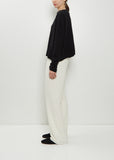 Cashmere Boatneck Sweater — Black