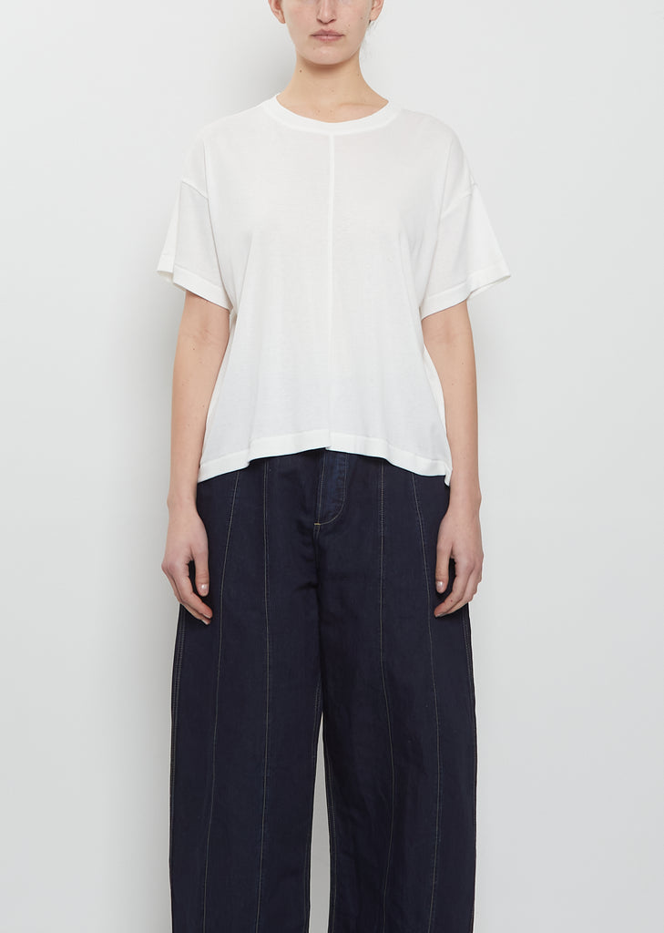 The Fence Cotton Wool T-Shirt — Chalk
