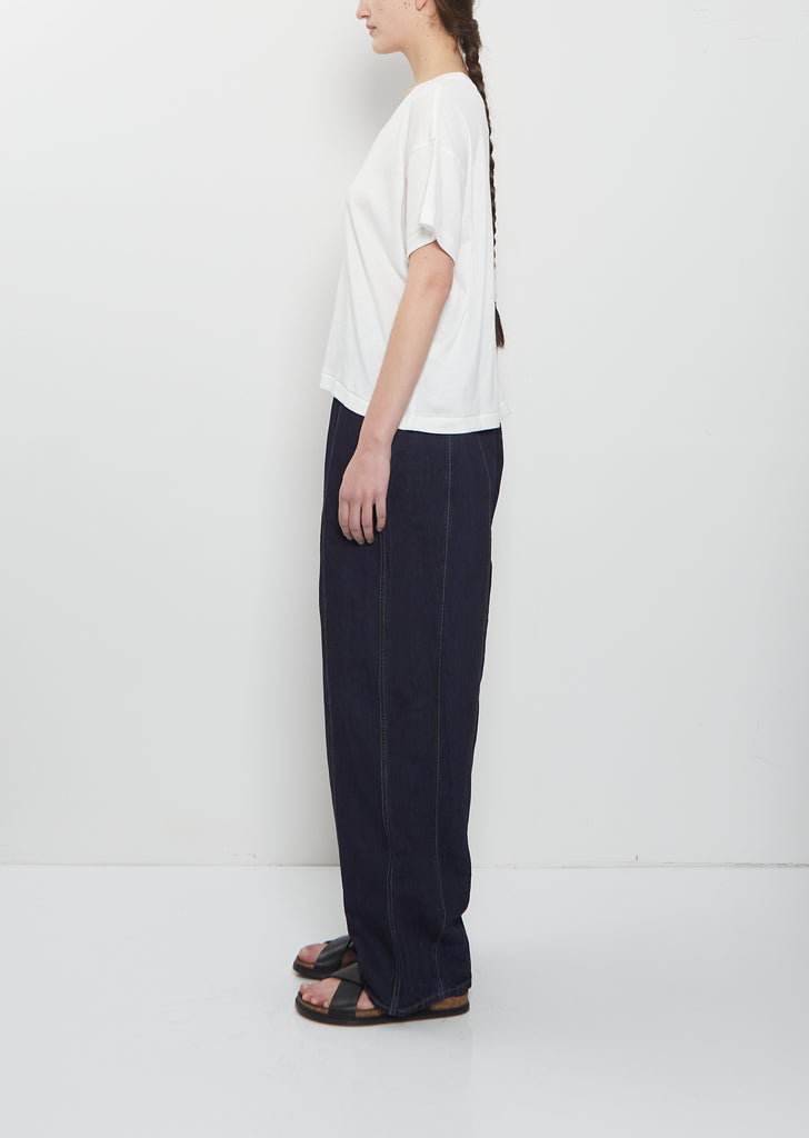 The Fence Cotton Wool T-Shirt — Chalk