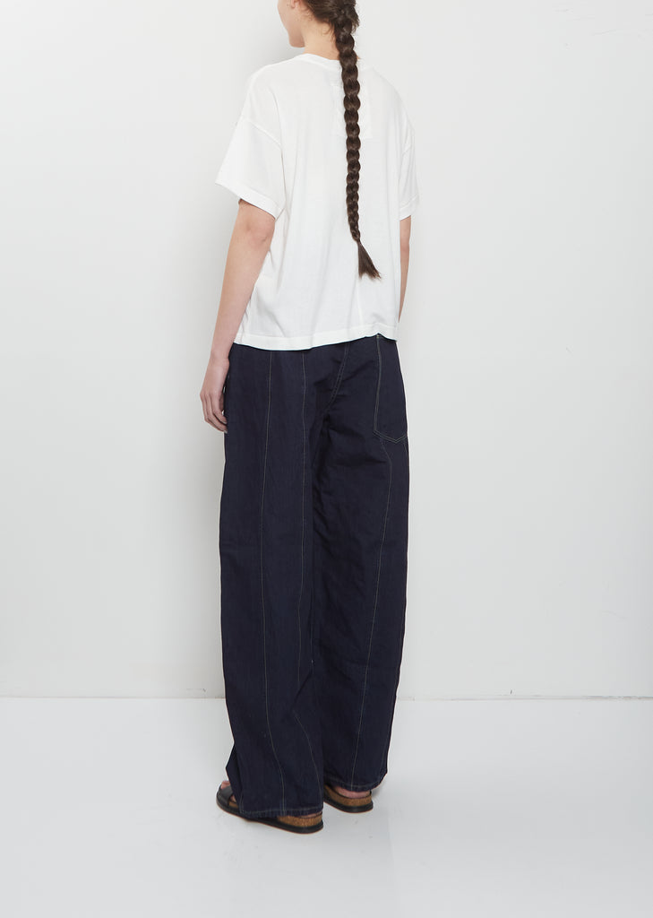 The Fence Cotton Wool T-Shirt — Chalk