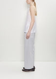 Pressed Silk Vest Top — White