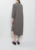 Ultra Light Canvas Shirt Dress — Anthractite