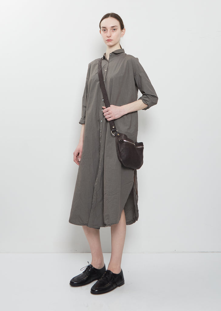 Leather Belt Bag, Small — Brown