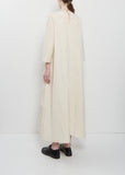 Technical Taffeta Loose Dress — Cream