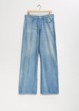 Selvedge Faded Light Denim Pants