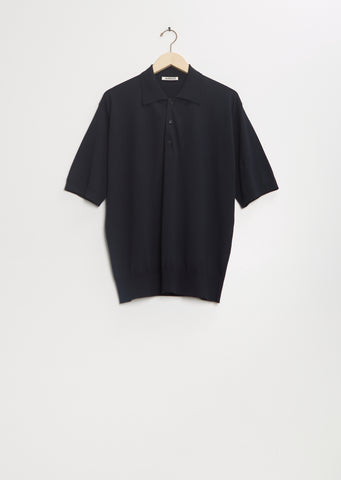 Super High Gauge Cotton Knit Polo
