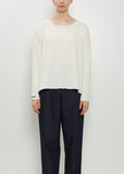 Stretch Jersey Sweater — Milk