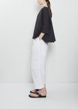 Ultra Light Canvas Short Tunic — Black