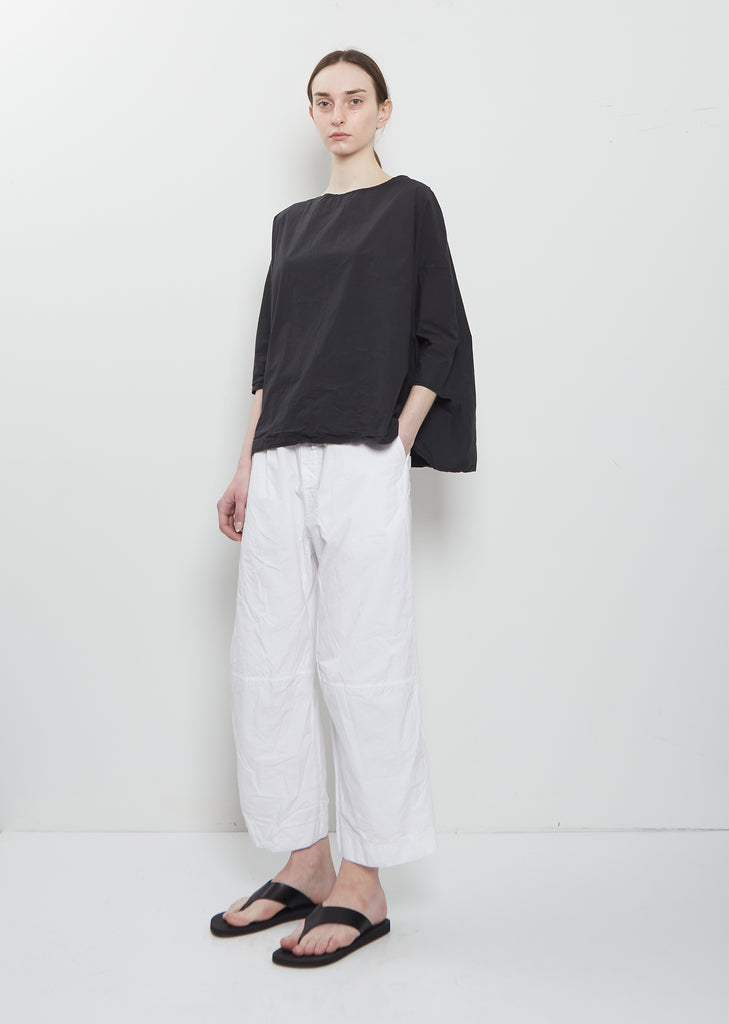 Ultra Light Canvas Short Tunic — Black