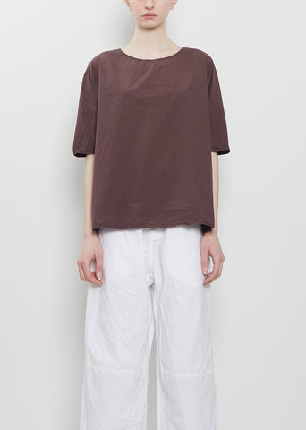 Ultra Light Canvas Simple T-Shirt — Grape