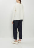 Stretch Jersey Sweater — Milk