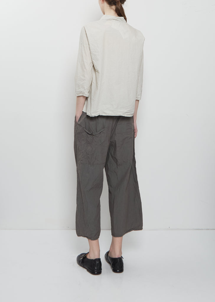 Ultra Light Canvas Short Collar — Pebble