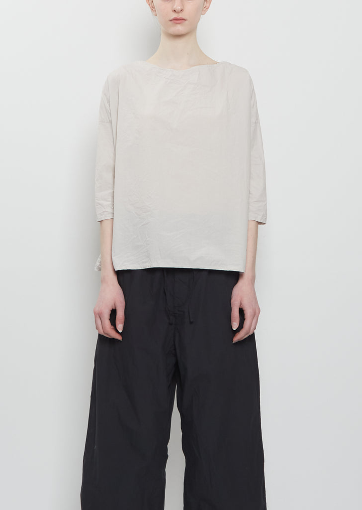 Ultra Light Canvas Short Tunic — Pebble