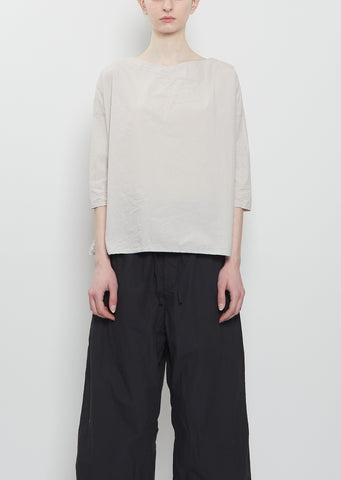 Ultra Light Canvas Short Tunic — Pebble