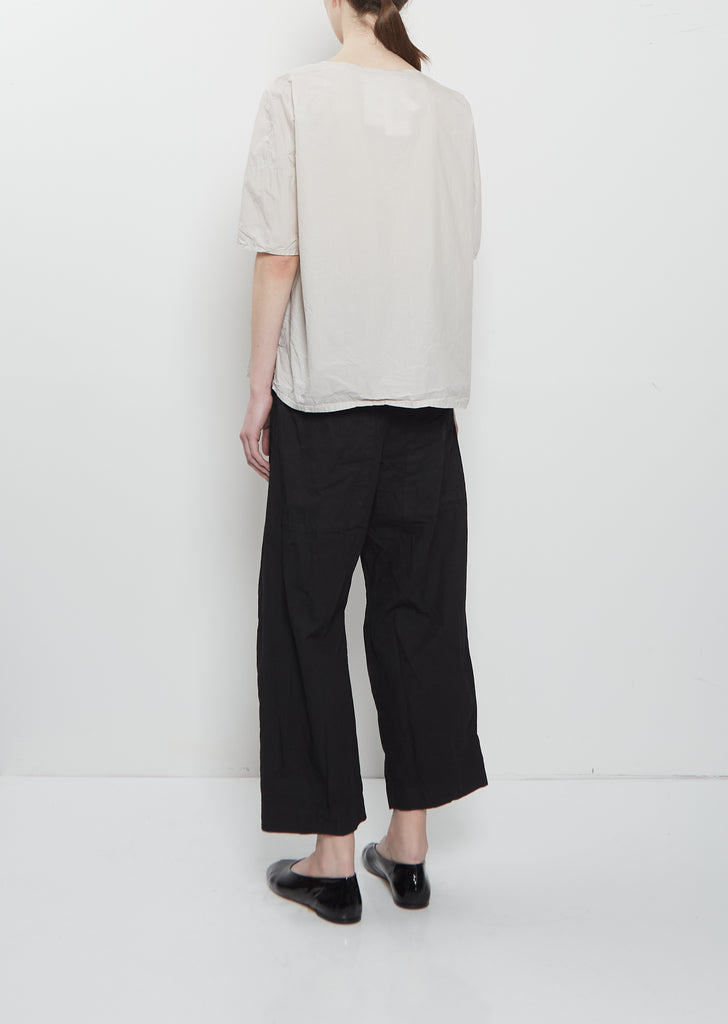 Ultra Light Canvas Simple T-Shirt — Pebble