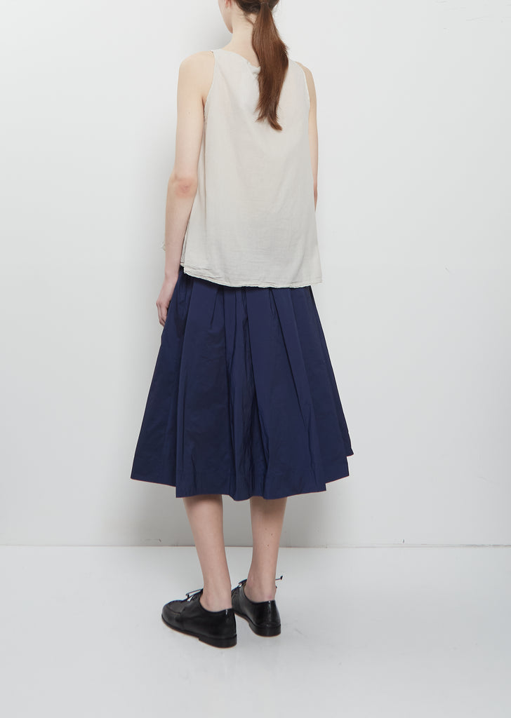 Light Cotton Tank Top — Pebble