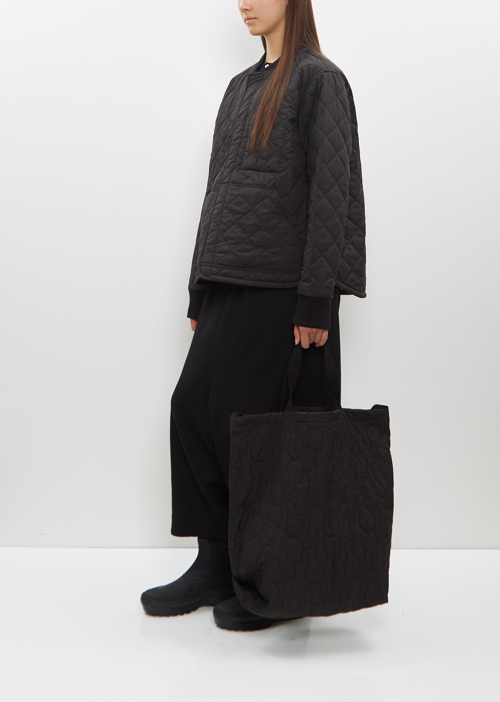 Charlotte Shopping Bag — Black – La Garçonne