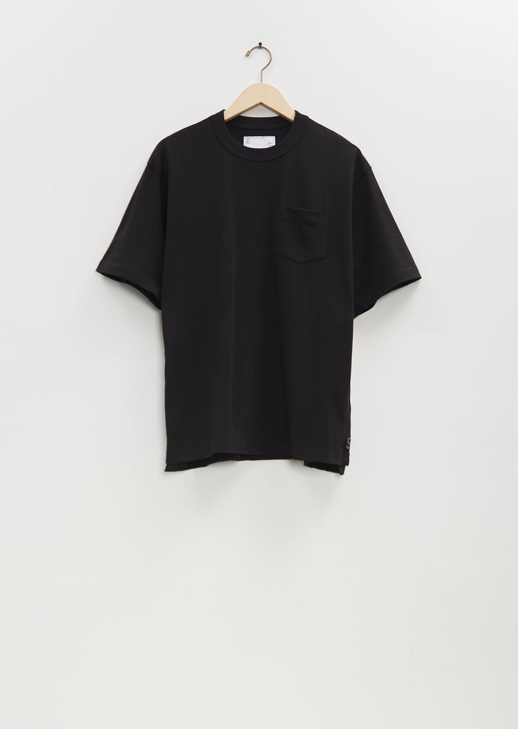 Cotton Jersey T-Shirt — Black