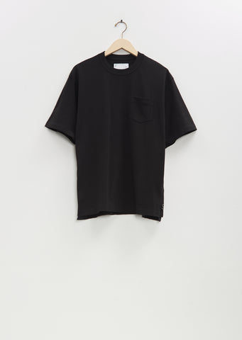 Cotton Jersey T-Shirt — Black