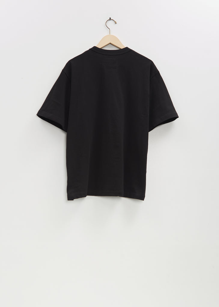 Cotton Jersey T-Shirt — Black