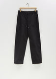 Cotton Nylon Oxford Pants — Black