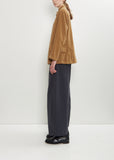 Pina Cotton Velvet Jacket — Camel