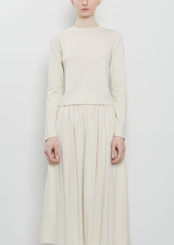 n°451 Lisa Cotton Cashmere Top — Bone