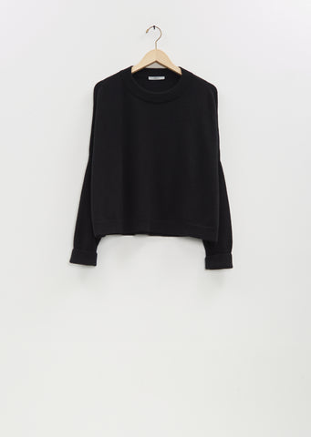 Cashmere Chunky Sweater — Black