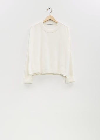 Cashmere Chunky Sweater — White