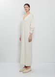 n°480 Invite Cashmere Cotton Dress — Bone