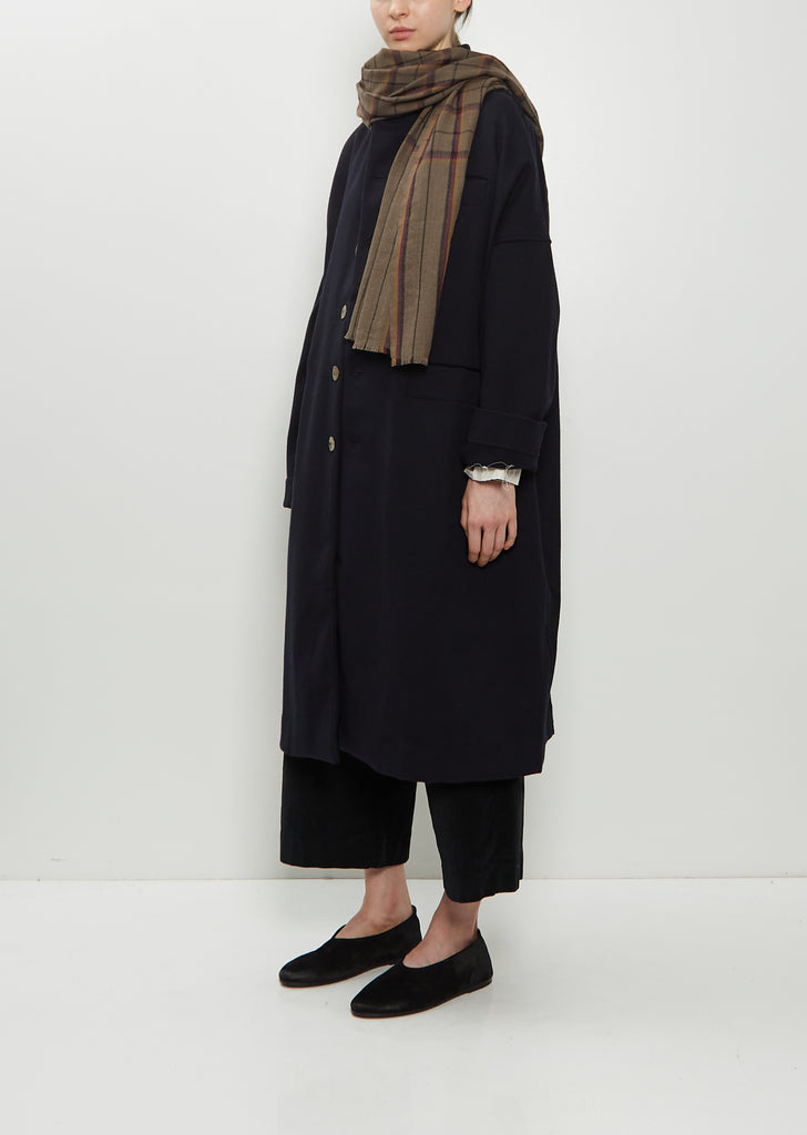 Kita Plaid Cashmere Stole