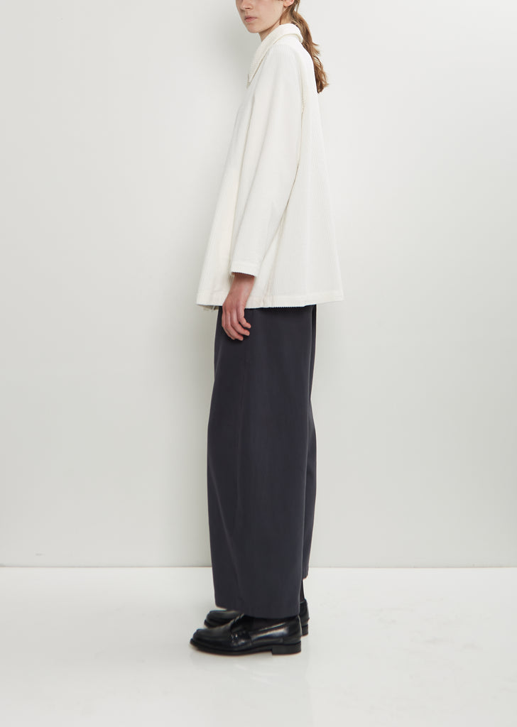 Joseph Cotton Velvet Jacket — Winter White