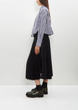 Technical Jersey Skirt — Black