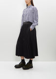 Technical Jersey Skirt — Black