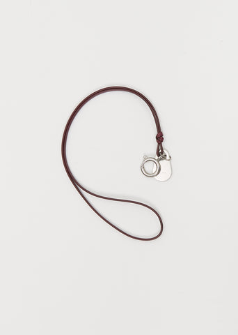 Silk Leather Key Charm