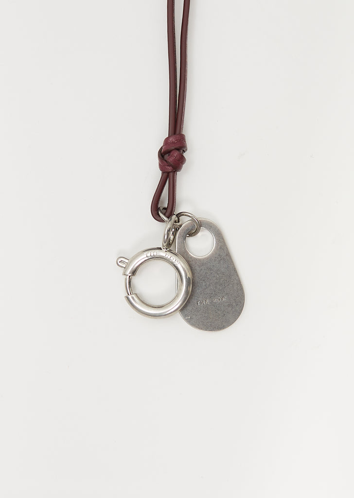 Silk Leather Key Charm