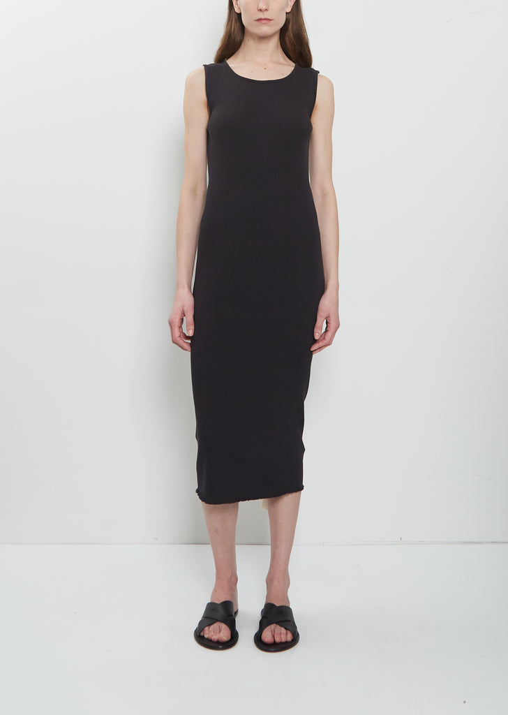 Ruffle Rib Pima Cotton Dress