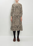 Kivi Long Sleeve Silk Cotton Dress