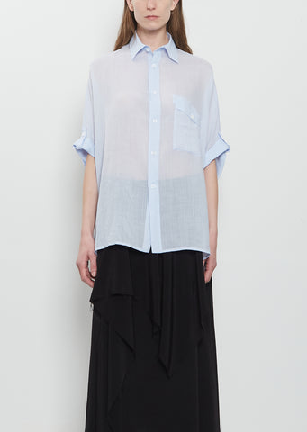 Dolman Sleeve Linen Shirt