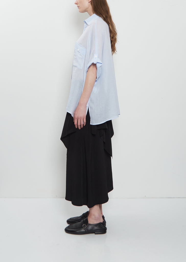 Dolman Sleeve Linen Shirt