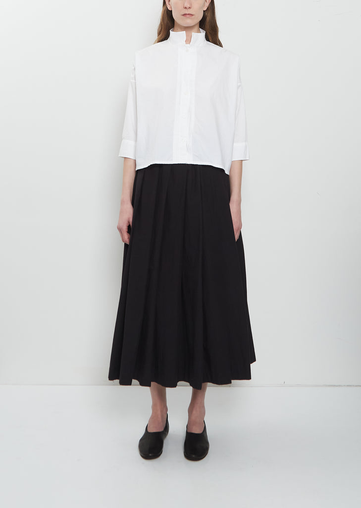 Matilde Cotton Skirt — Black