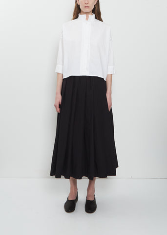 Matilde Cotton Skirt — Black