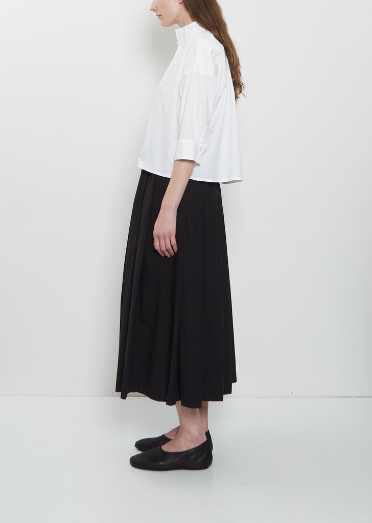 Matilde Cotton Skirt — Black