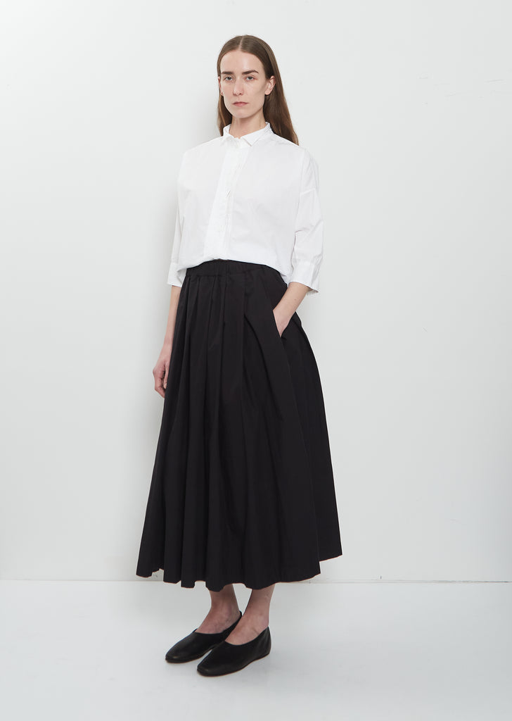 Matilde Cotton Skirt — Black