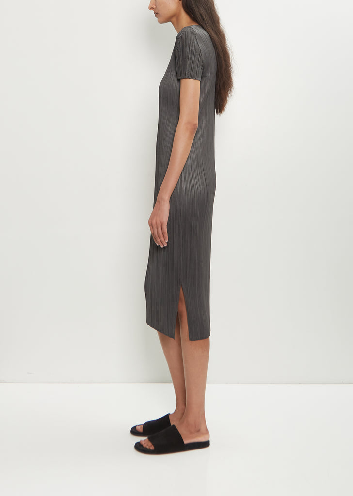 Short Sleeve Midi Dress