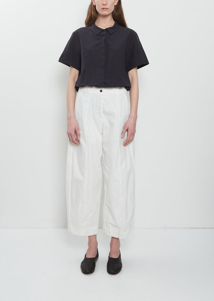 Sandra Cotton Pants — White