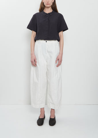 Sandra Cotton Pants — White